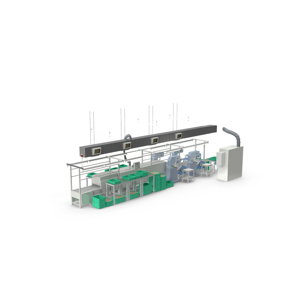 Processing factory line