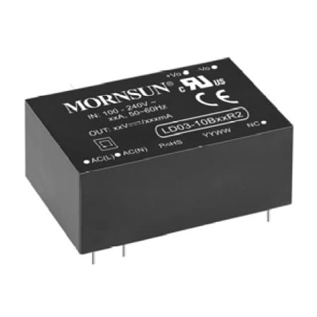 LD03 Series | Mornsun Power | 3 Watt AC-DC Power | UK Distributor