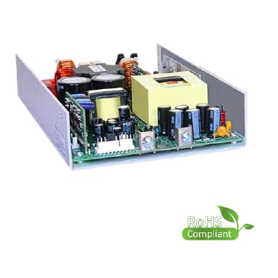 Bel Power MCC600 series medical power supply available from Relec Electronics