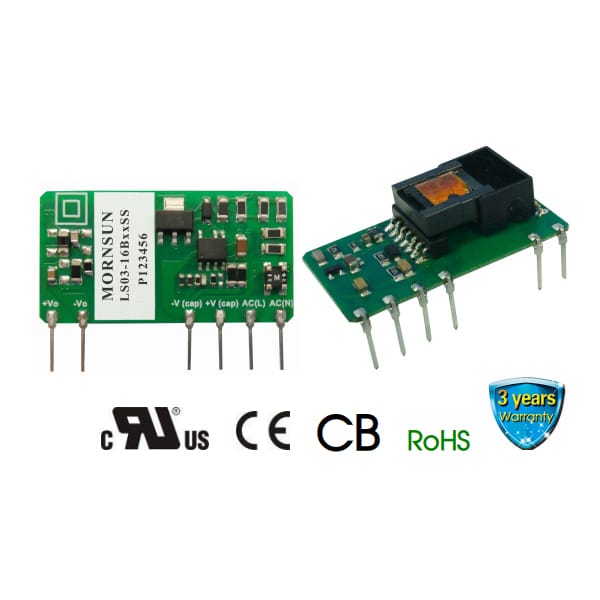 LS03-16 Series | Mornsun | 3 Watts Power | UL / CE EN62368 Approved