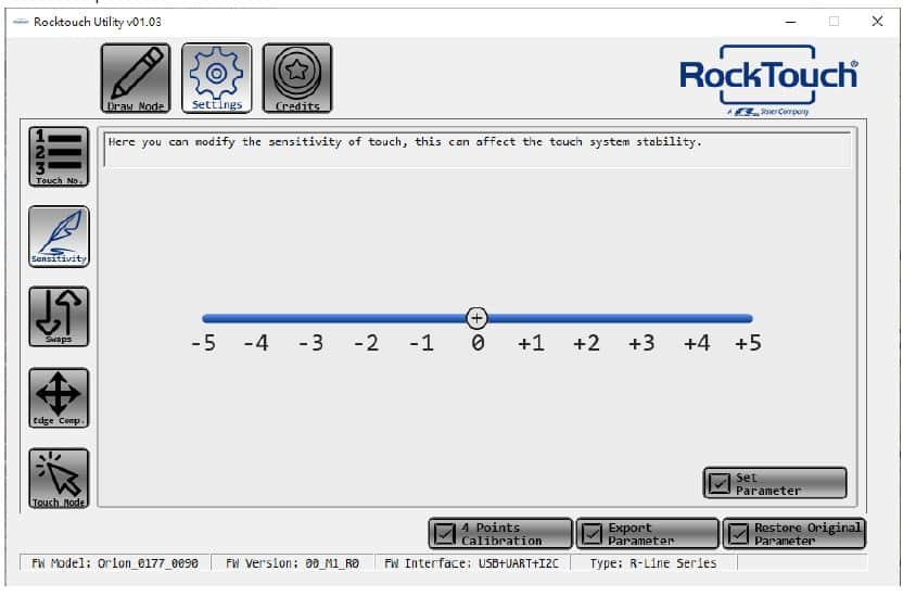 RockTouch Touchscreen Configuration | PCAP Displays | Relec Electronics