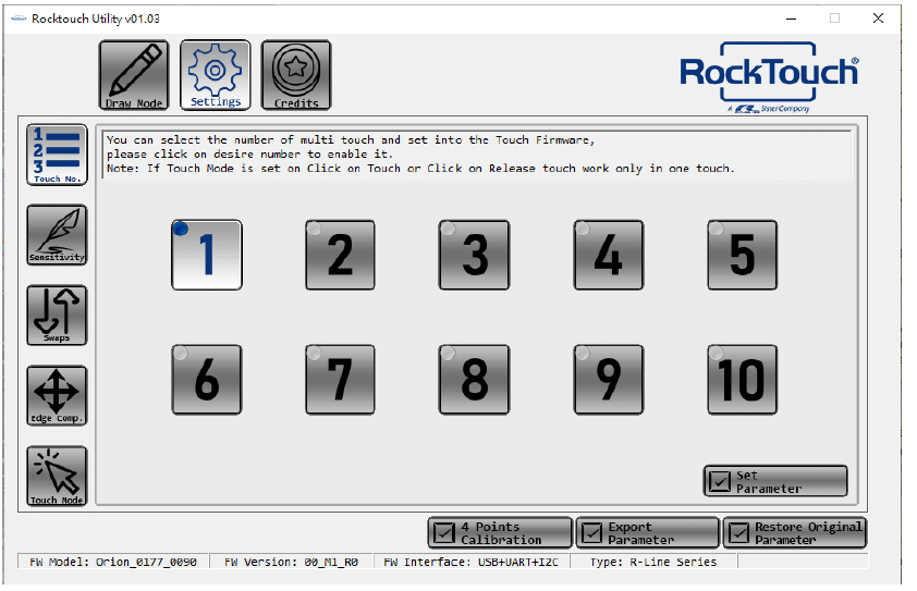 RockTouch Touchscreen Configuration | PCAP Displays | Relec Electronics