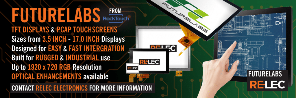 Futurelabs Displays Banner | 3.5-17 Inch PCAP Touchscreens | UK Distributor