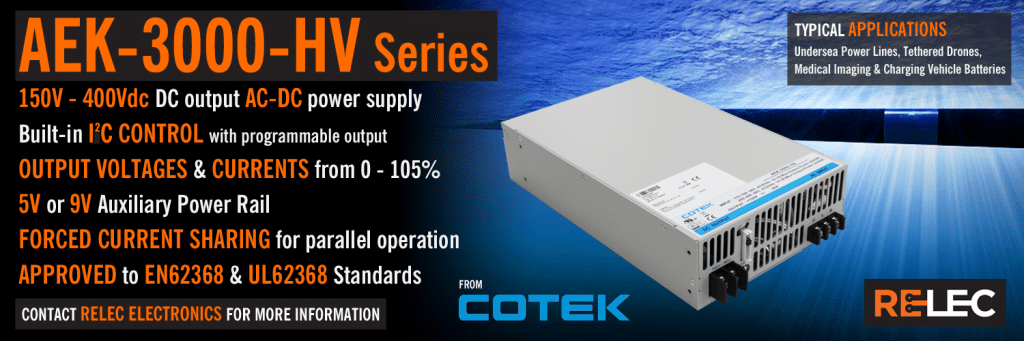 AEK 3000 HV Series Banner | 3kW of Flexible High Voltage DC Power | DC Power