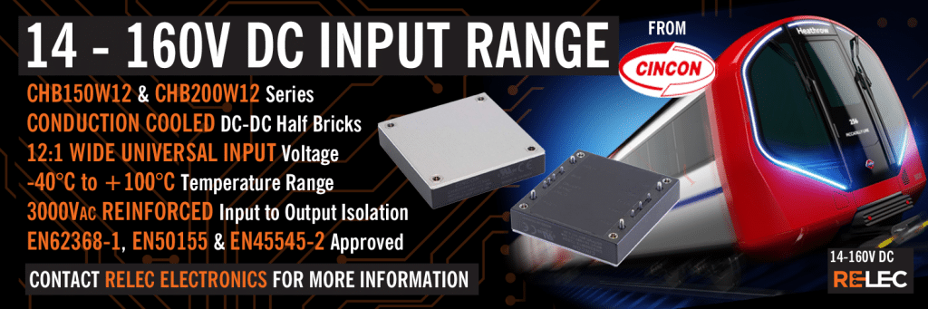 150W & 200W 14–160V Input Half Bricks | Cincon | DC-DC Converter