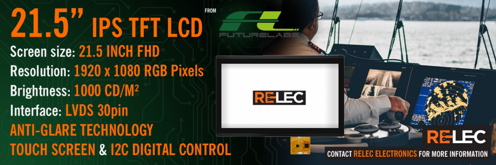 21.5 Inch IPS TFTs Banner for Rugged Applications | Futurelabs Displays UK | Relec Electronics UK