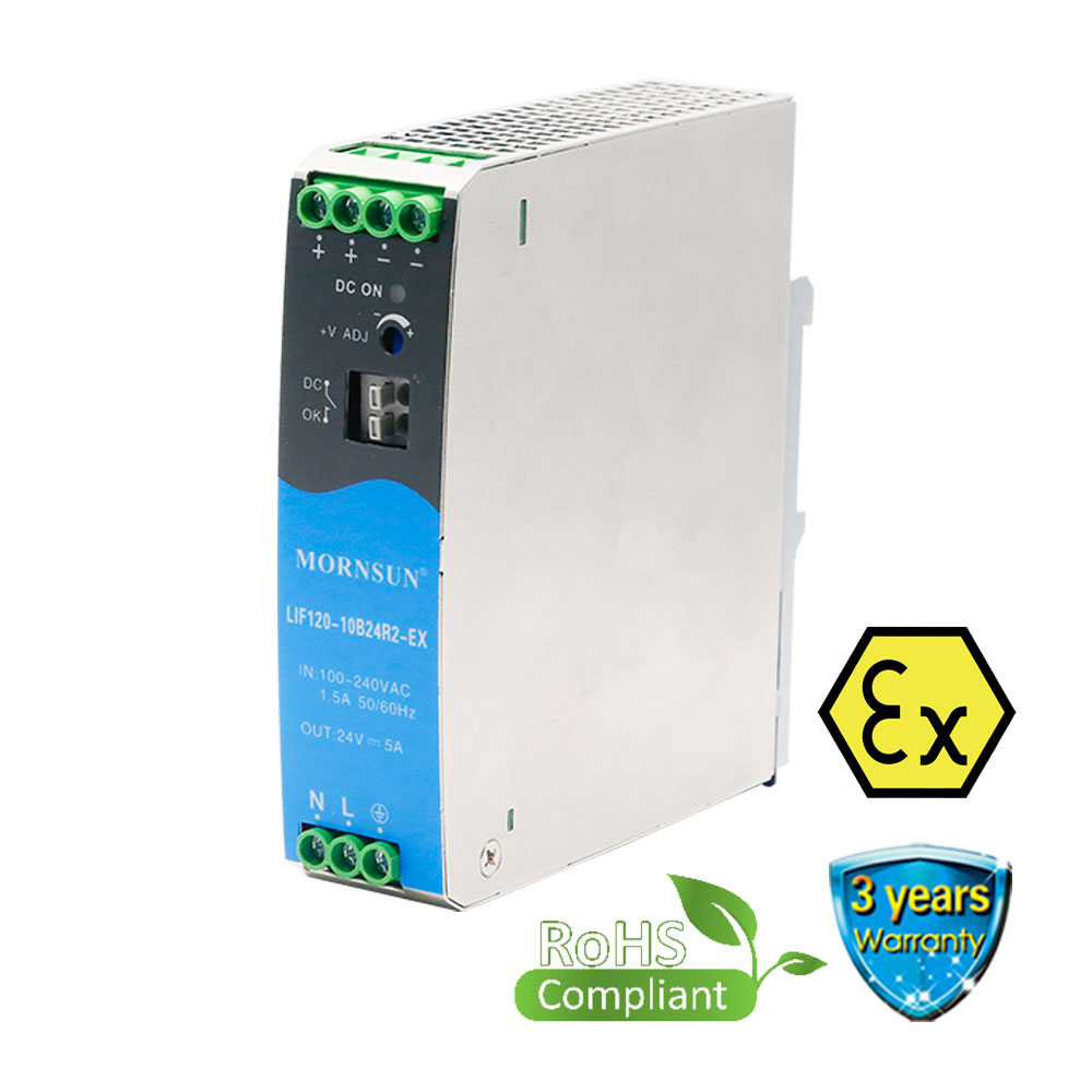 LIF120 Series | 120 Watt | PFC AC-DC Power | EN/UL62368 Approved