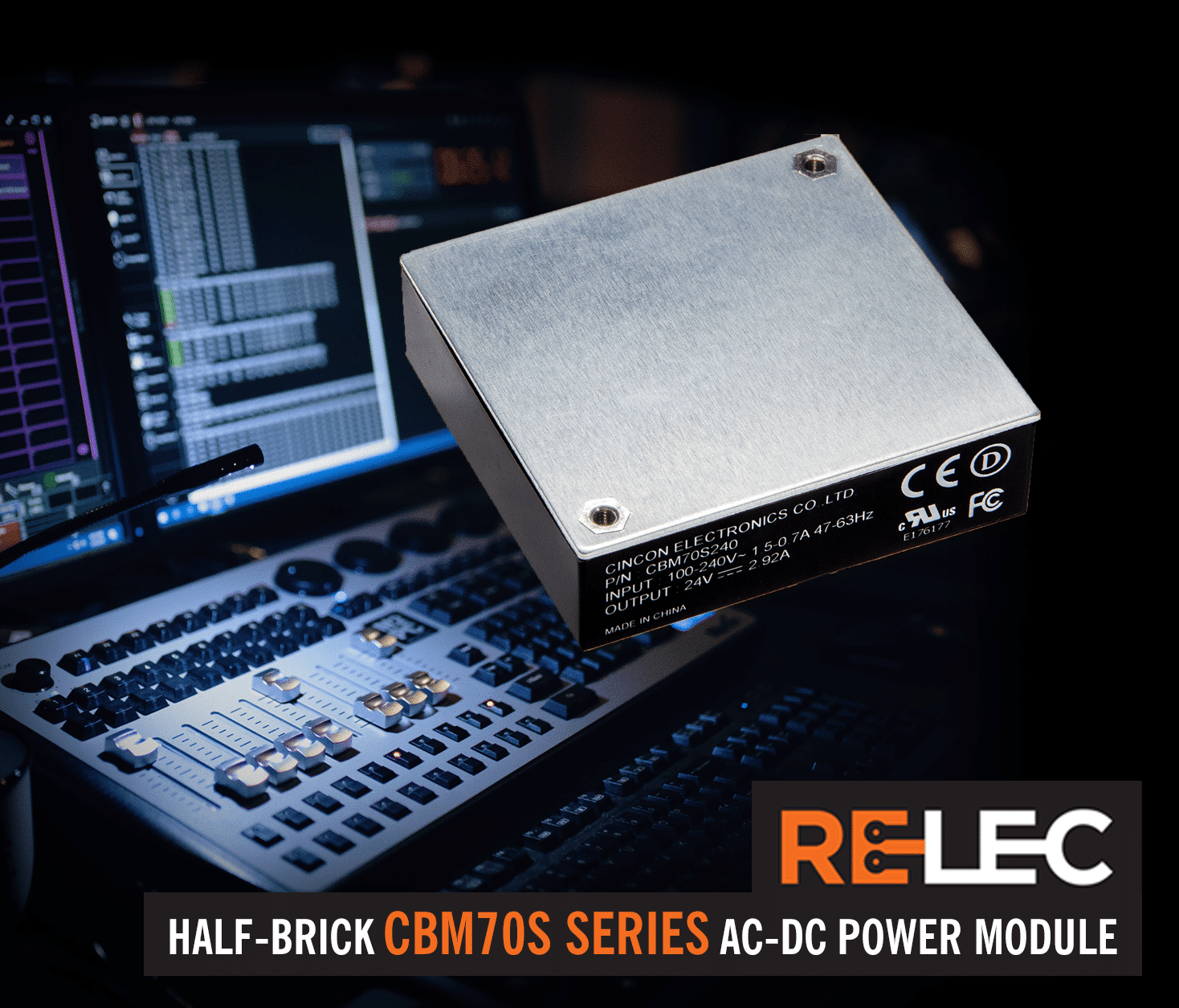 Half Brick CBM70S Series | AC-DC Power | EMC-Compliant | Cincon UK