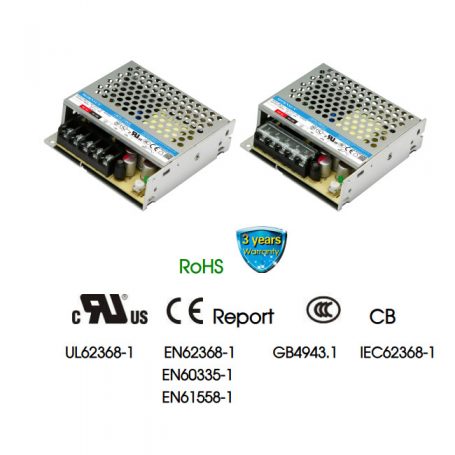 LM75-23Bxx Series | 75 Watt | Enclosed AC-DC PSU | Mornsun Power UK