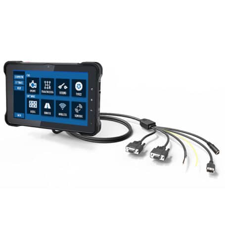10.1” IP67 Rugged Tablet with cables