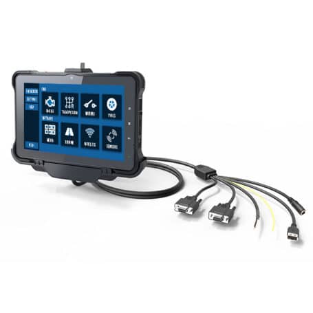 10.1” IP67 Rugged Tablet with cables