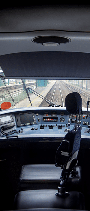 en50155 monitors inside driver cabin