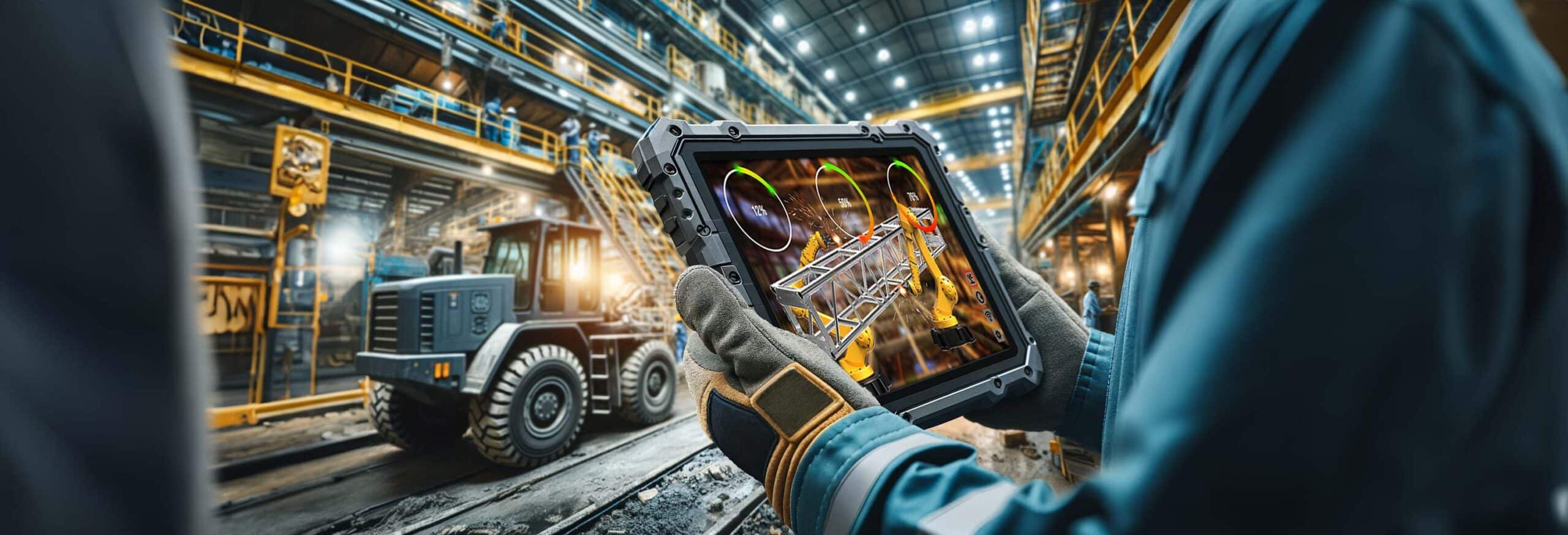 Rugged Tablets in an industrial environment