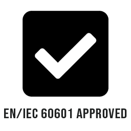 Rugged Tablet EN50601 approved icon with a tick to show approved
