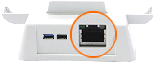 Tablets for Healthcare LAN port